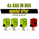 3 BAG OLIO + 1 VINO - special offer